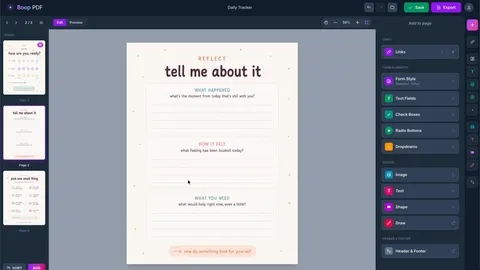 Multi-line text areas